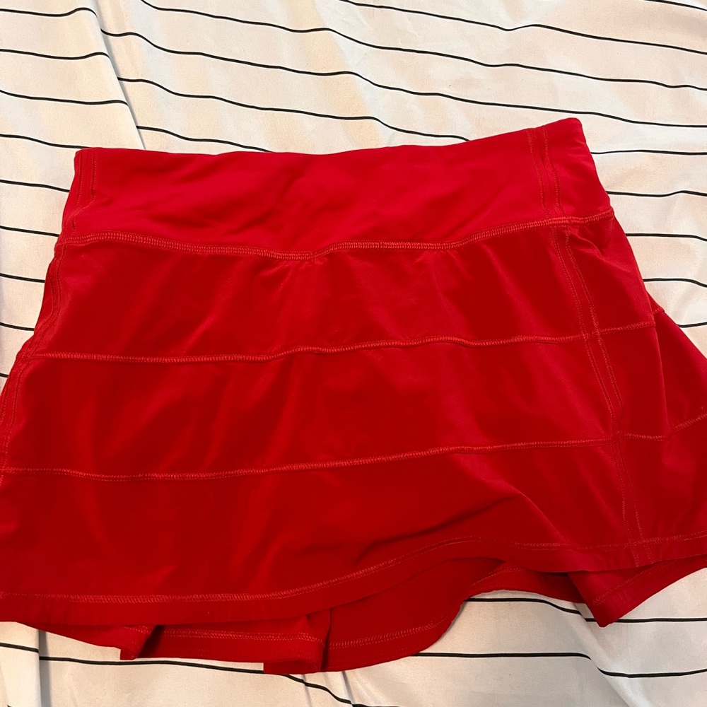 Women's Red LULULEMON SKIRT